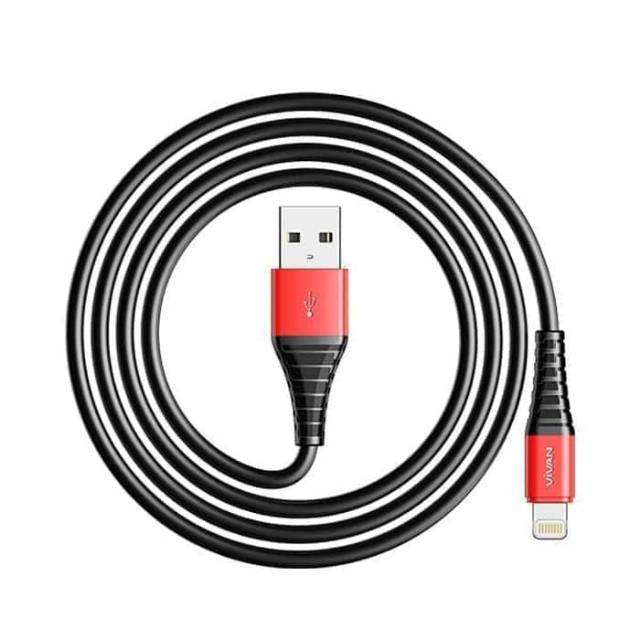 Kabel data iPhone 100cm Vivan SL100 S SL100S black red lightning iphone apple sl 100