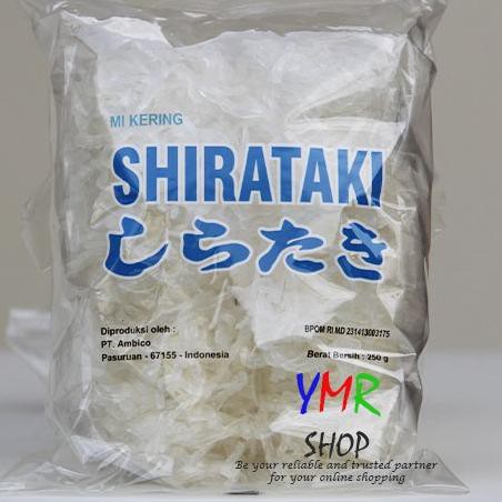 

PASTI READY!!!! Mie Mi Shirataki Kering Sirataki Siratake Shiratake Noodle Diet Halal 250Gr