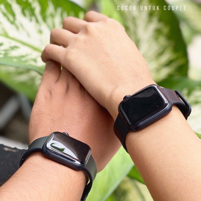 JAM TANGAN WANITA LED WATCH (look like Apple Watch) bisa COD_JAM Tangan UNISEX termurah dan simple tahan air