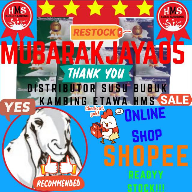 Susu Kambing Etawa Hms Varian Original Dan Plus Kolostrum Shopee Indonesia