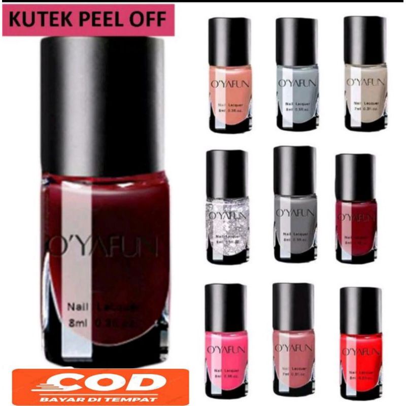 OYAFUN - Kutek Peel Off Halal Muslimah