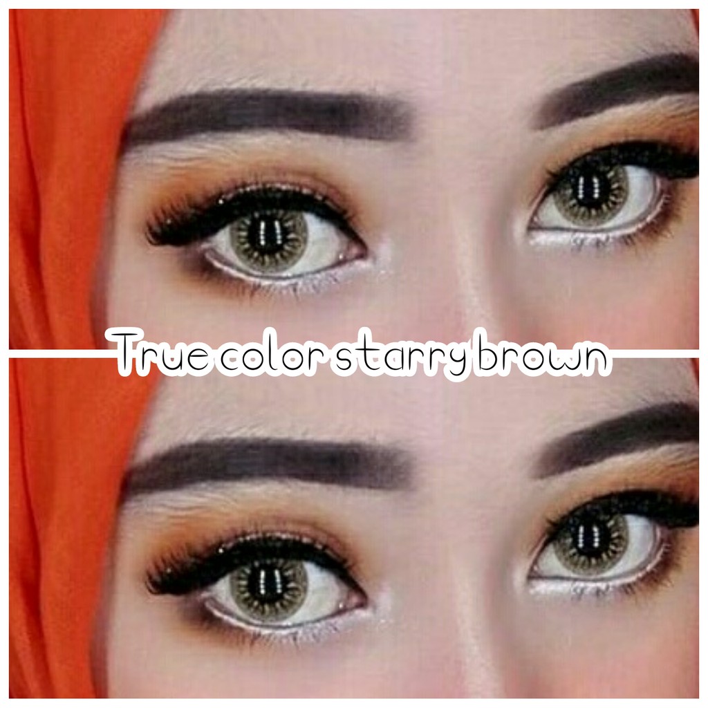 TRUE COLOR STARRY EYE SOFTLES BROWN (NORMAL S/D -5.00)