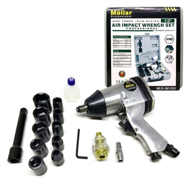 Air impact wrench kitt MOLLAR