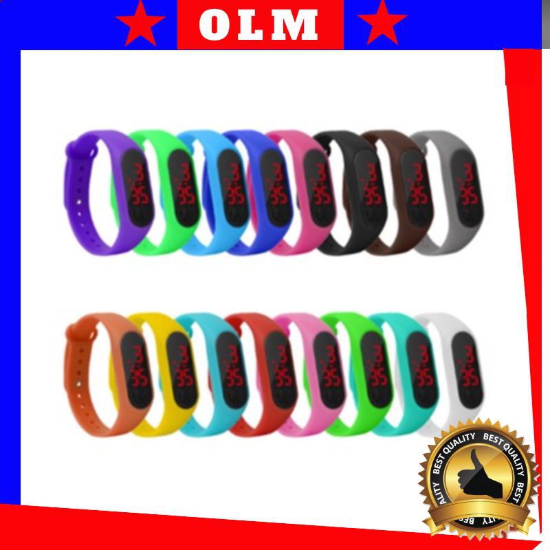 OLM - J169 JAM TANGAN BAND WATCH / JAM TANGAN LED / ARLOJI / JAM TANGAN UNISEX / JAM TANGAN DIGITAL