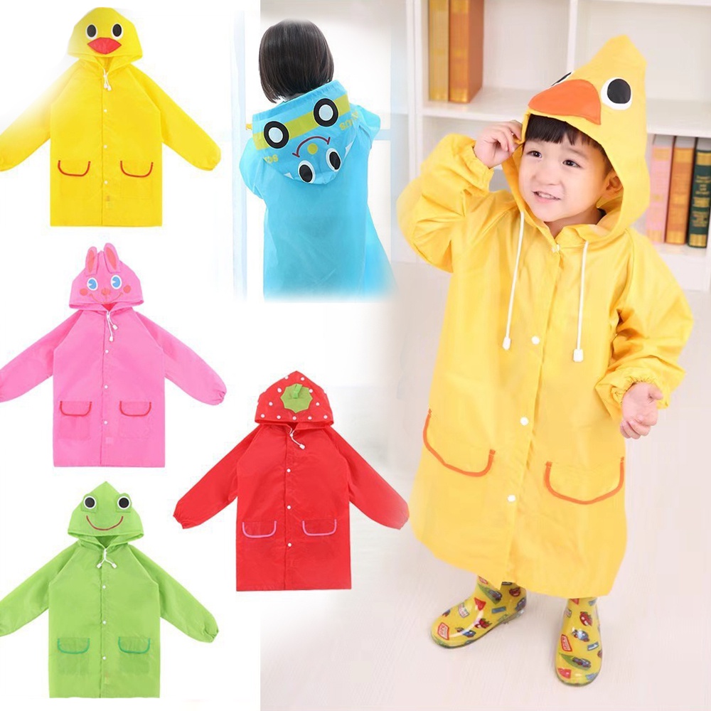 Jas Hujan Anak KIDO Kiddo Imut Imoet Baju Indoplast Jaket  Kecil Lucu Jas SD Anak-anak Kecil/C 170