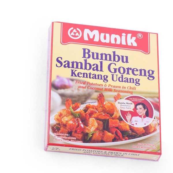 

MUNIK Bumbu Sambal Goreng Kentang Udang 140gr - Chili Prawn Potato 27