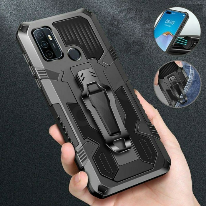 VIVO Y30 Y50 Y30i Y51 Y51A Y53S CASE STANDING KICK HARDCASE ARMOR NEW TRANSFORMER KNIFE STAND CASING COVER HARD