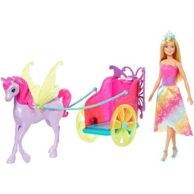 barbie dreamtopia horse and carriage