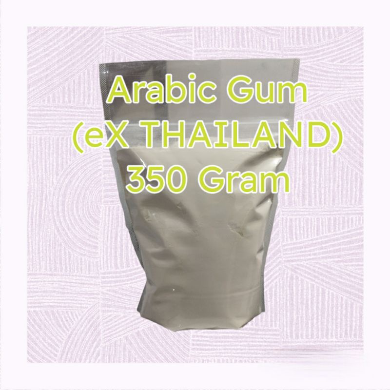 

Gum Arabic 350 gram Powder Food Grade Gom Arab Bubuk Getah Arab Original Gum Acacia Gum Arabica Asli