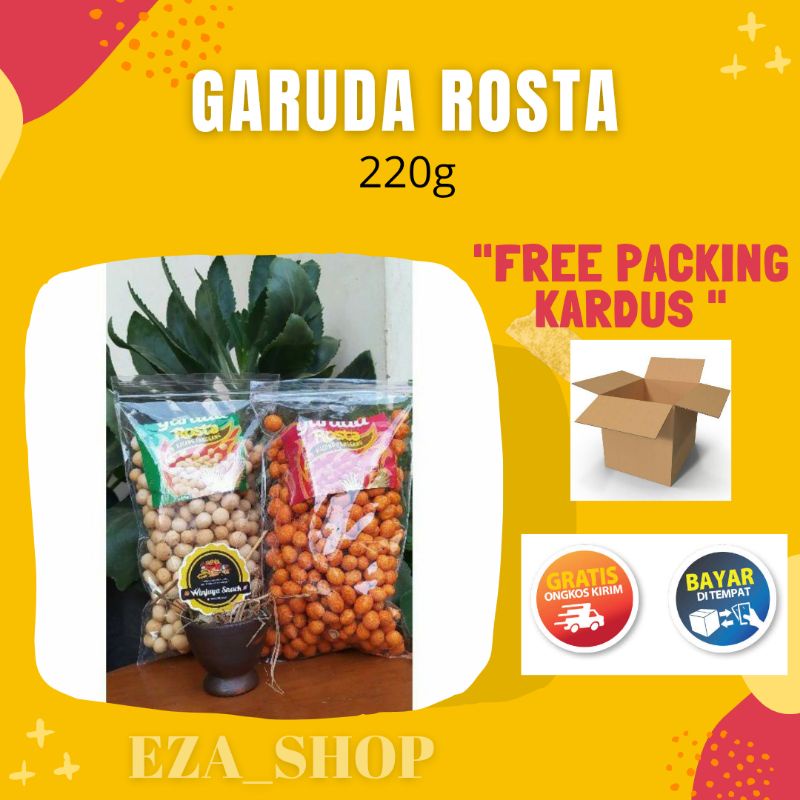 

KACANG GARUDA ROSTA 220g / SNACK KACANG REPACK / KACANG GURIH / CEMILAN