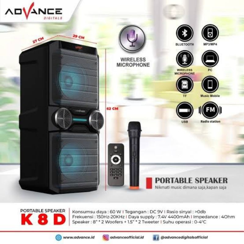 SPEAKET PORTABLE ADVANCE K8D