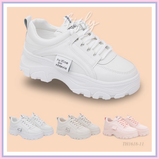 Ur28 Hdlemo5526 E M O R Y Charliza Sneakers Cewek Elegand  [Gifly] Nesya Sepatu Sneakers Wanita Kore