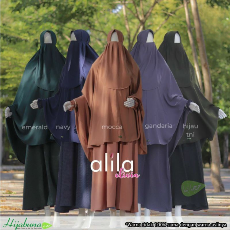 Set Gamis syar'i dewasa. " Alila" by. Hijabuna