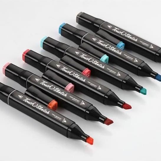 

Pen Marker Warna TouchSketch Marker 40 Colors Dual Head