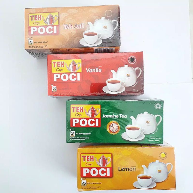 

Teh poci celup 1 box isi 25 kantong