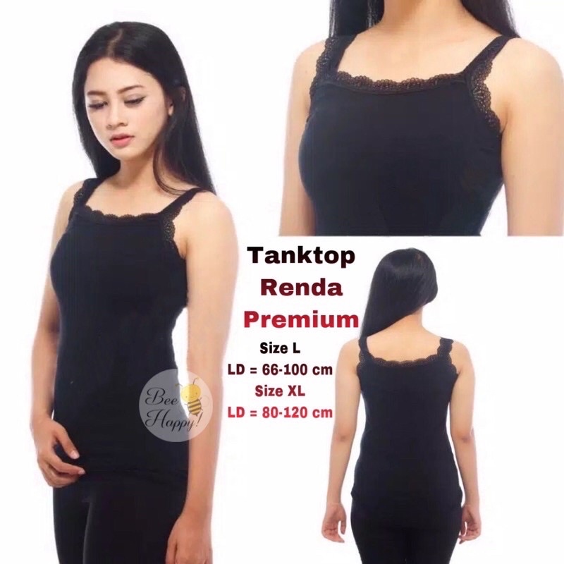 Singlet Wanita Premium / Tank Top Tali Wanita / Tanktop Premium