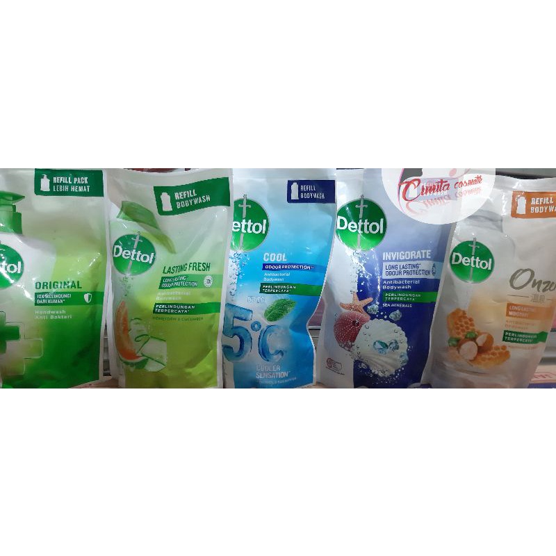 Detol Sabun Cair Refill 410ml Detol Body Wash 410ml