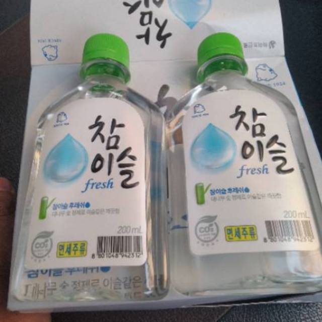 Jinro chaimsul fresh soju original korean pack