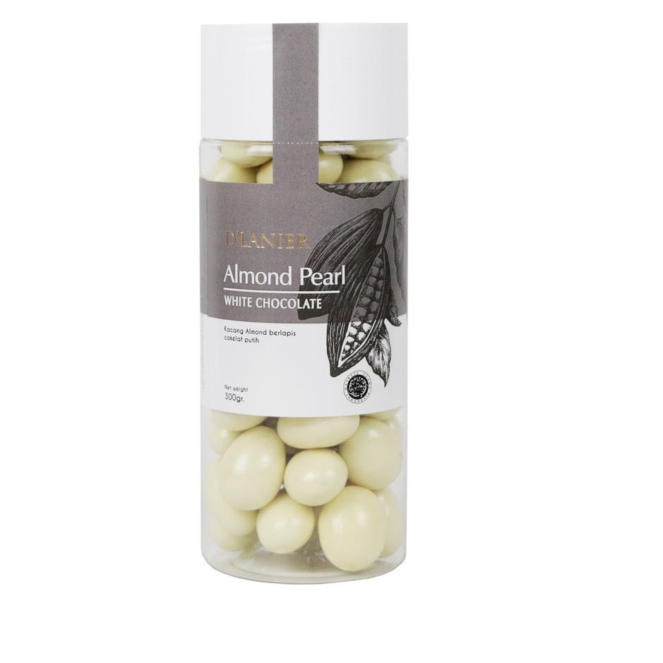 

[PRODUK NIZE8] D'Lanier Almond Pearl with White Chocolate - 300 Gr (Large Jar) 0ED