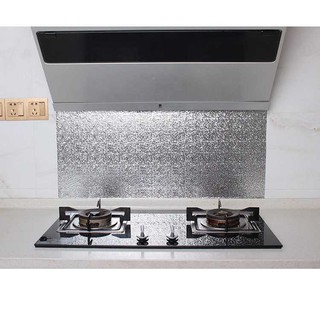 Alumunium Foil Wallpaper Dapur Anti Minyak Dan Panas Waterproof