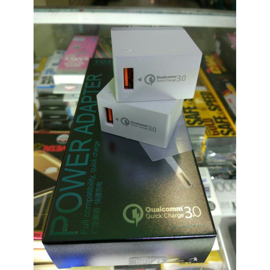 Totu qualcomm quick charge power adapter 3.1A | batok super 1 port usb