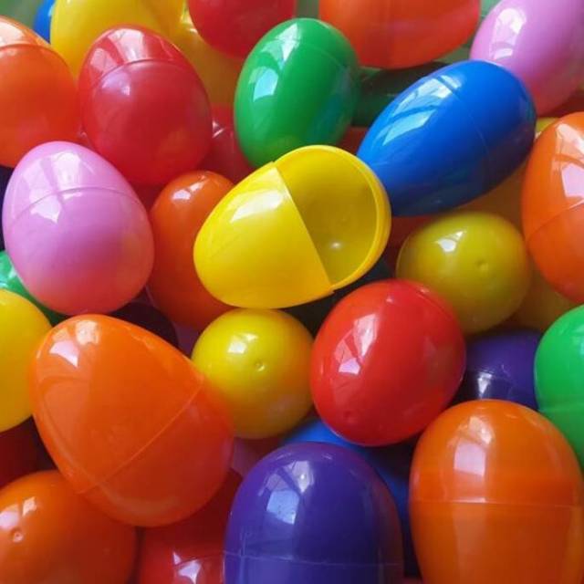 SURPRISE EGG ISI 7PCS (BIG) / MAINAN TELUR KEJUTAN KOSONG KUKUH BAGUS MURAH MAINAN TELOR KEJUT