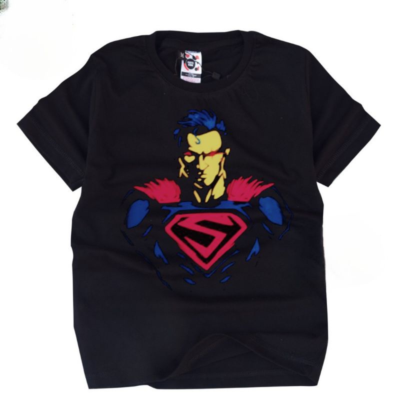 Baju Anak Laki Laki  Setelan Baju Anak  Pakaian Bayi  Pakaian Anak Superman  Hitam