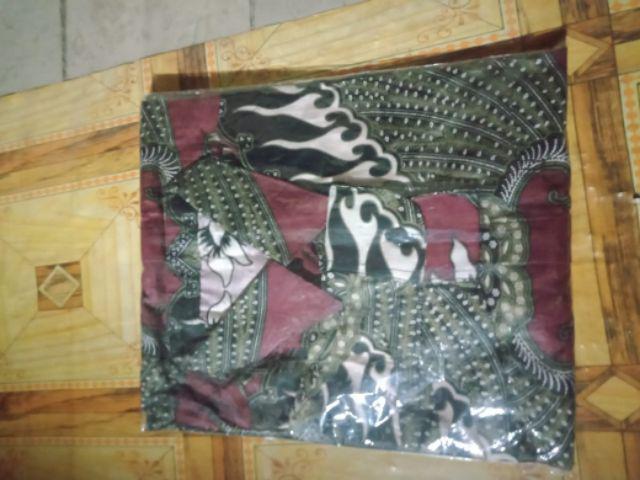 Batik Kemeja Pria Lengan Panjang Batik Laris Art Motif Garuda Size M L Xl Xxl Reguler