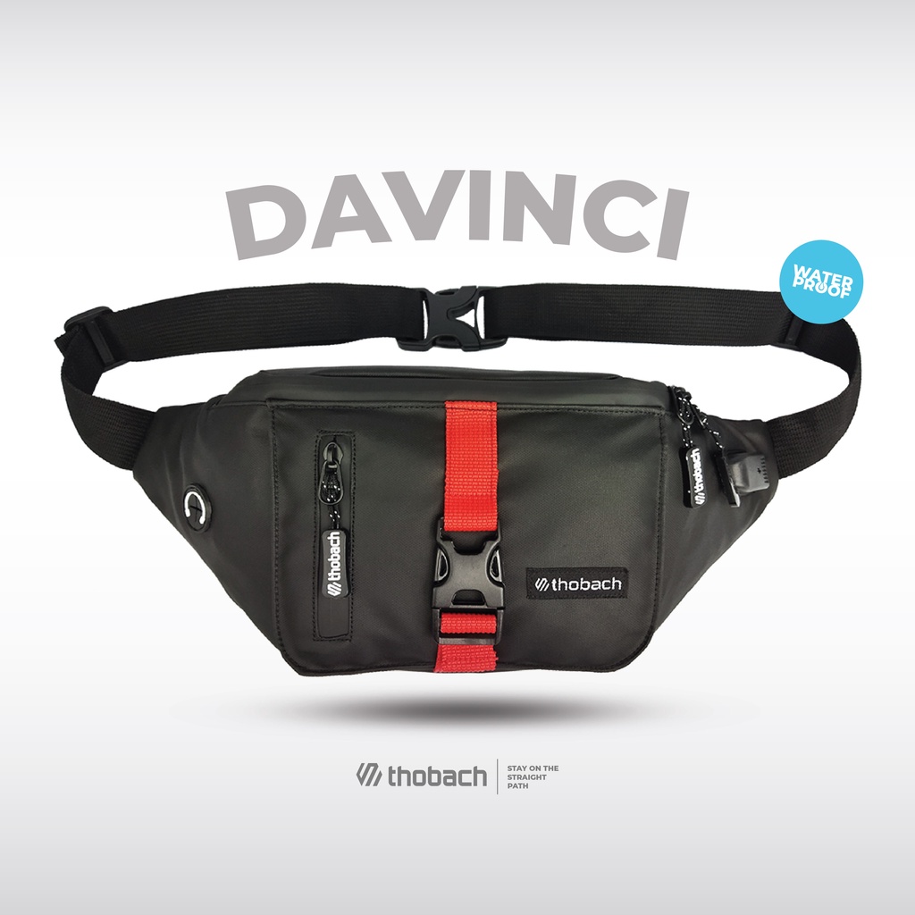 TAS WAISTBAG ANTI AIR (waterproof) original THOBACH DAVINCI