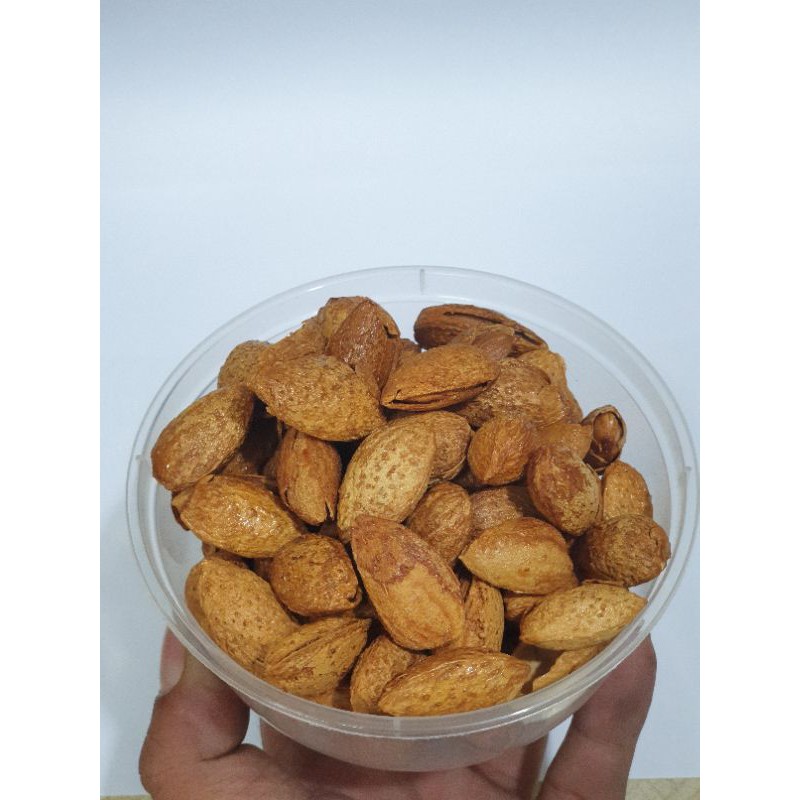 Kacang Almond 500 Gram //Kacang Almond (Exp 2024)Roasted Panggang Matang original