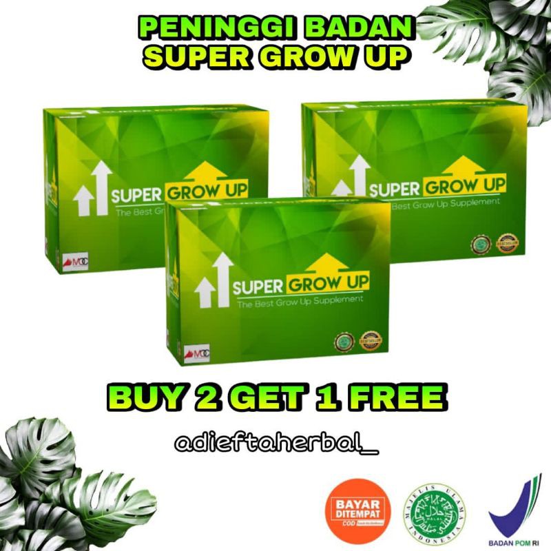 

PENINGGI BADAN SUPERGROW UP - PENINGGI BADAN ORI TIENS SuperGrowUp Original Susu Kapsul