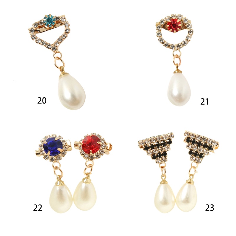 Bros Pin Bentuk Hati Aksen Mutiara Berlian Imitasi Untuk Sweater / Mantel