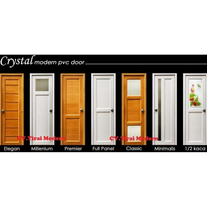 Pintu Pvc Kamar Mandi Merk Crystal Kaca