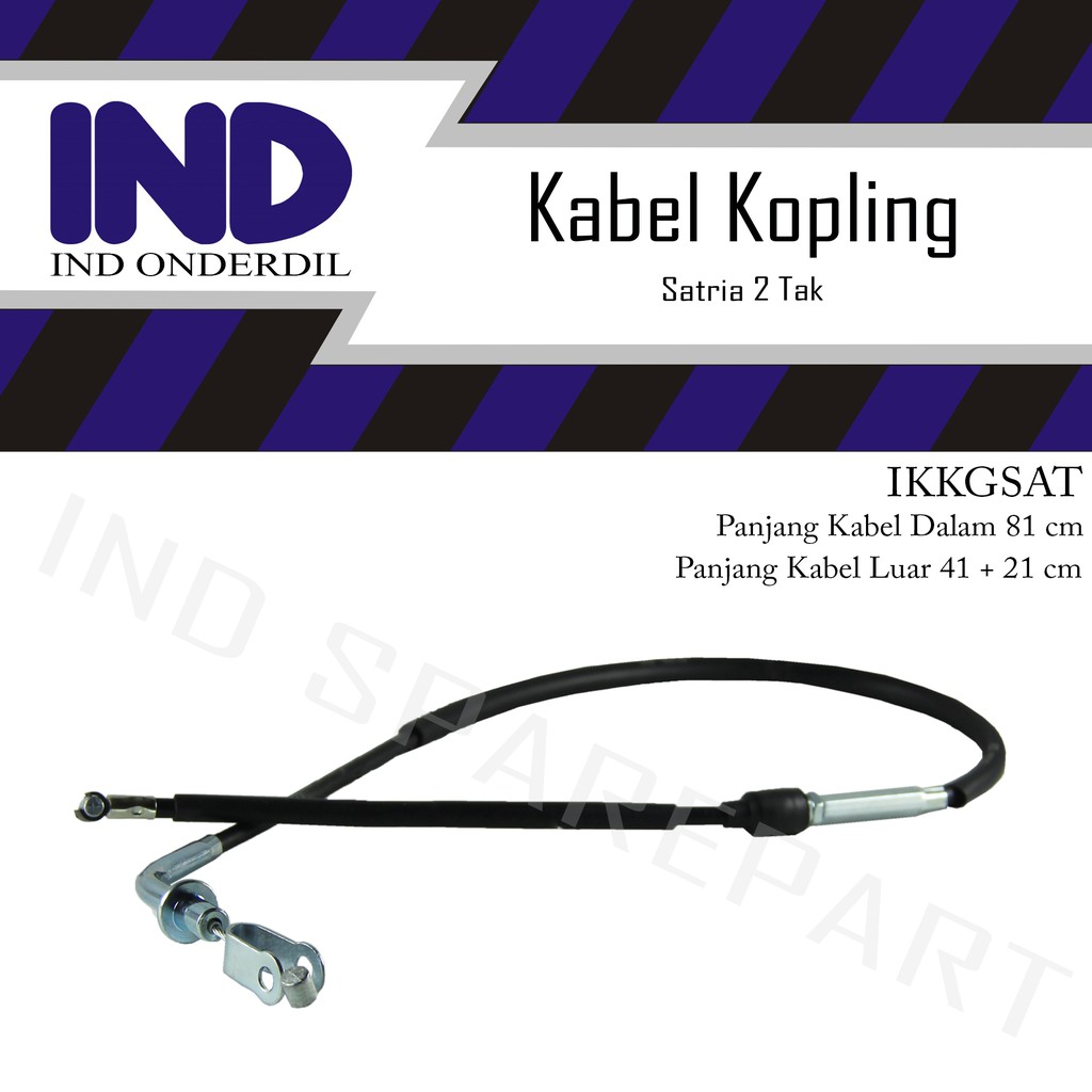 Kabel-Kawat Kopling-Kupling Satria 2 Tak-Hiu-Lumba-Kotak-120 R-120R