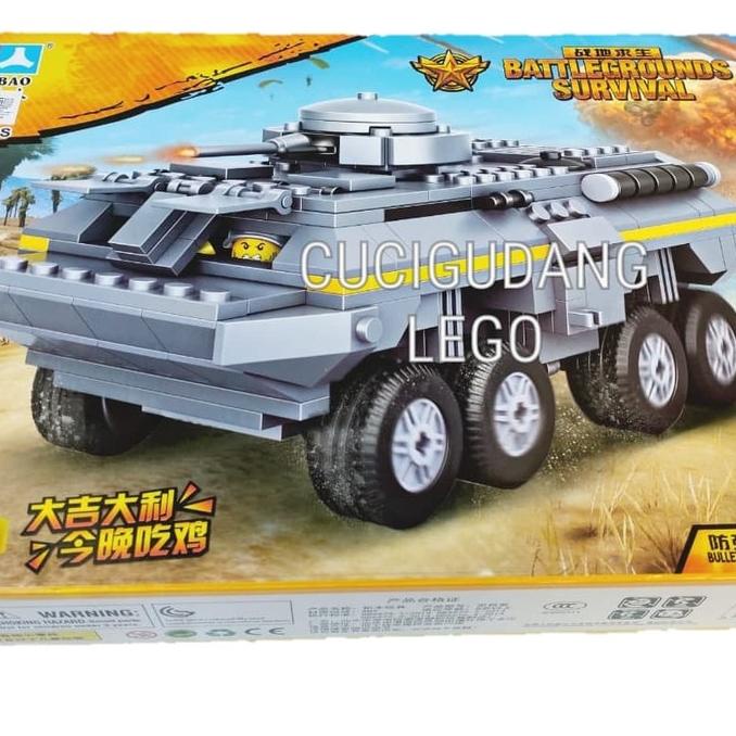 Lego Mobil Tank Tentara Army Perang Battlegrounds Survival 3 In 1Jumbo