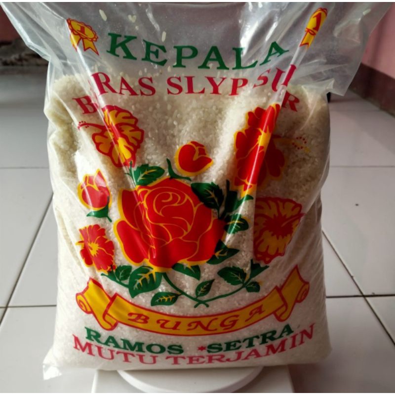 

Beras Merk BMW, Rojo Lele, Slyp Super Cap Kembang 5 Liter