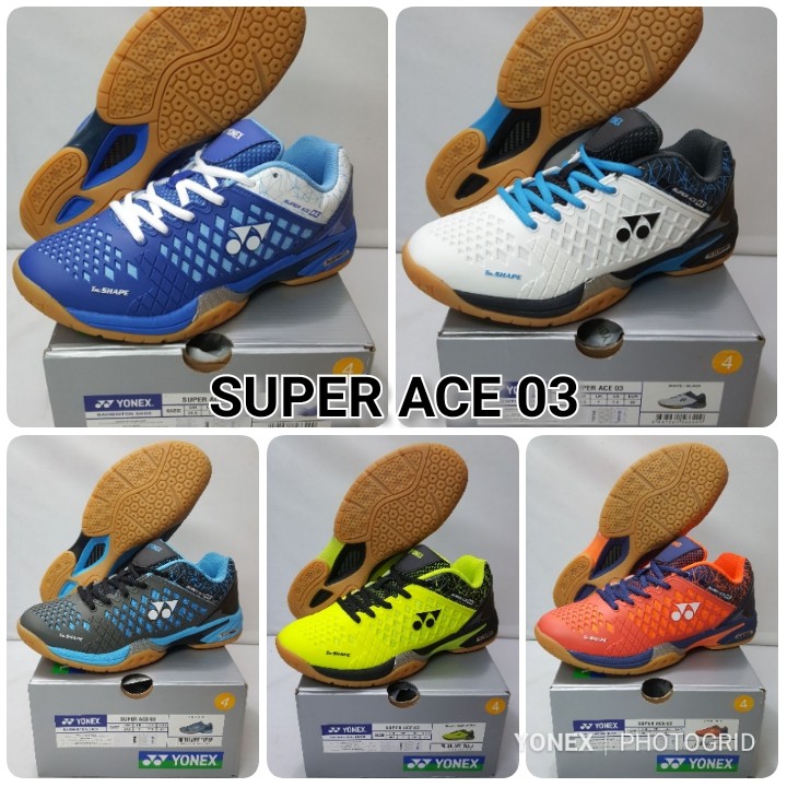 Original Yonex SUPER ACE 03 Sepatu Badminton