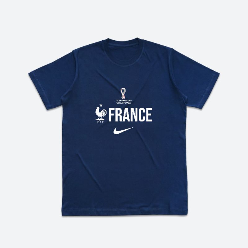 Kaos Custom Perancis Piala Dunia 2022 Kaos Polos Baju Kaoa Pria Baju Wanita Baju Wanita Kekinian Kao