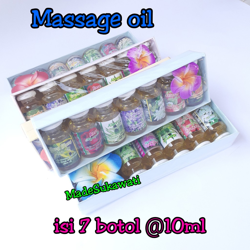 Massage oil minyak pijat aroma terapi isi 7