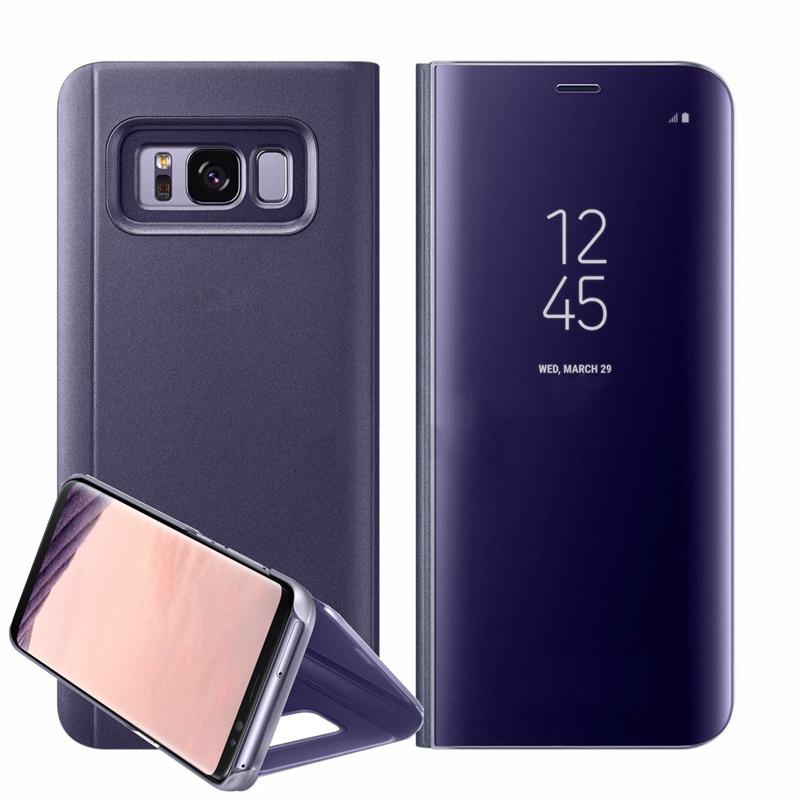 Case Samsung S8 Plus Clear view standing flip cover