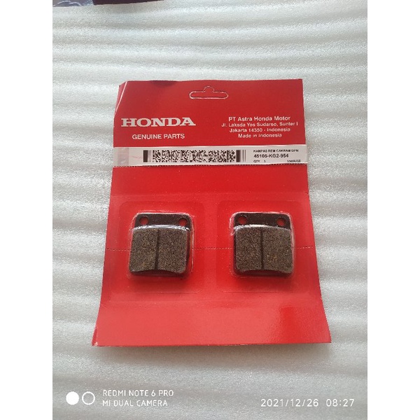 kampas rem depan honda gl pro dispad depan honda gl pro