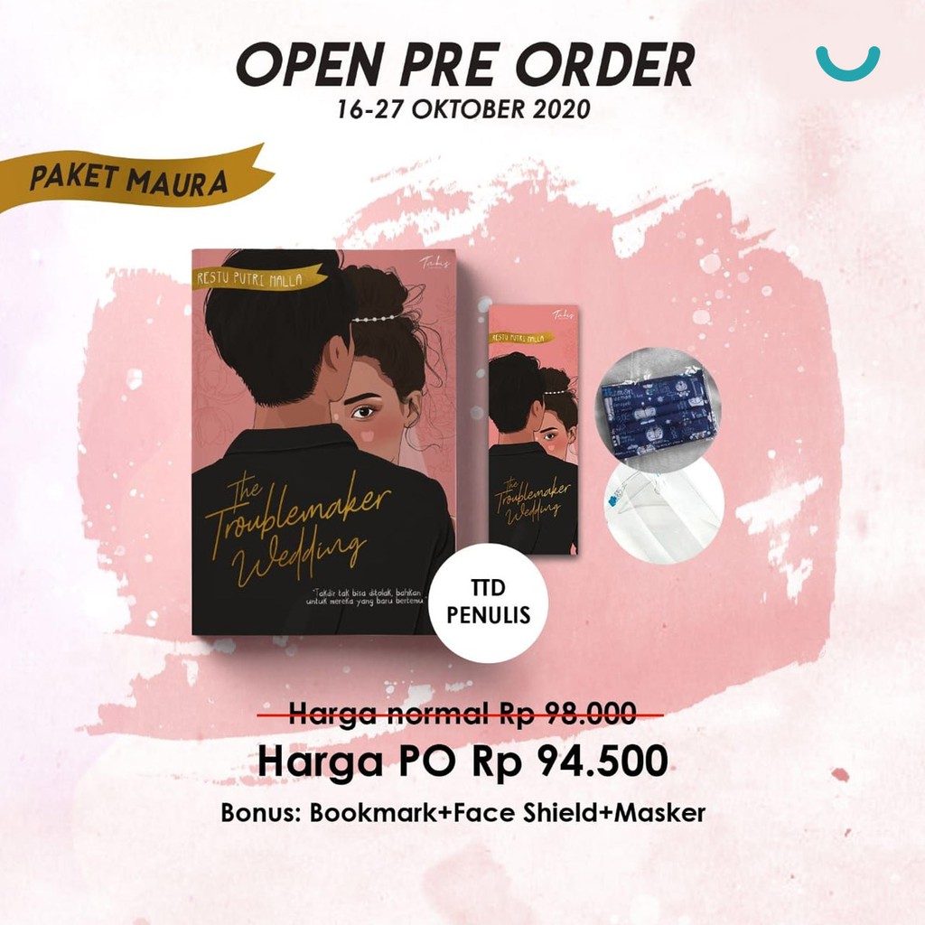 Novel The Troubelmaker Wedding karya Restu Putri Malla-PAKET MAURA