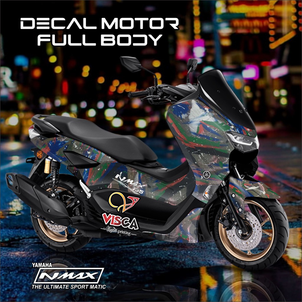Decal Nmax 2020 Decal Nmax Full Body Dekal Nmax Stiker Nmax 2020 Full Body Abstrak