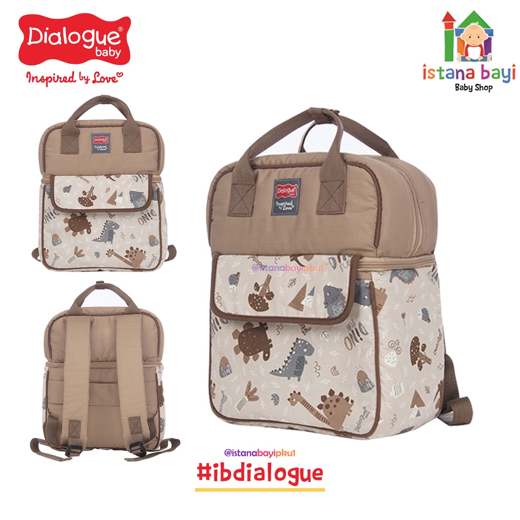 Dialogue Baby Cooler Bag Double Container Dino Fun Series DGC1011