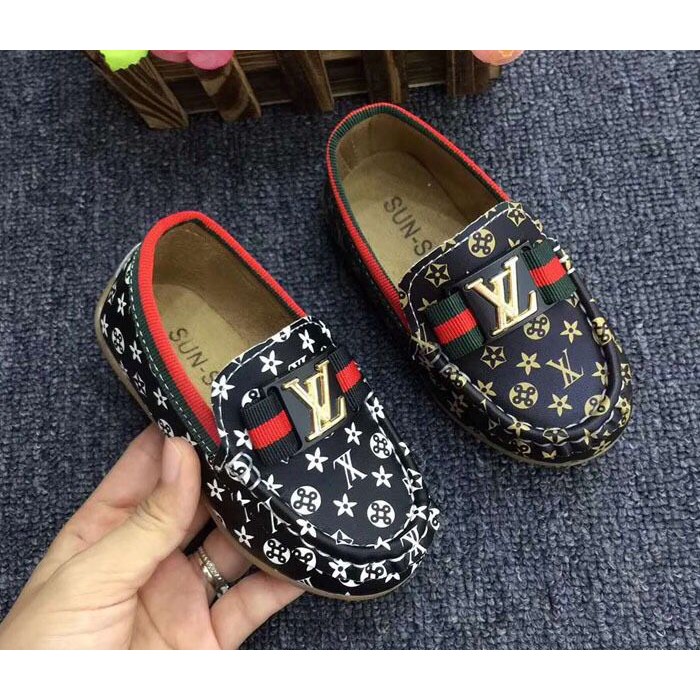 (LOLI-JKT) SP-222 SEPATU FLAT SHOES IMPORT ANAK MOTIF BUNGA SIZE 21-36