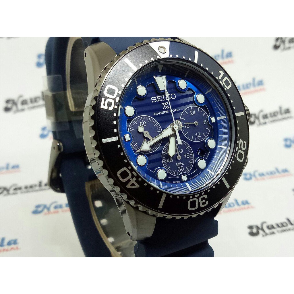 Seiko Prospex SSC701P1 Solar Save the Ocean - Jam Tangan Pria SSC701