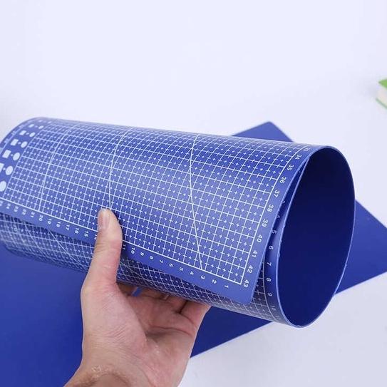 

Barang Baru ♘ TOOL Alas Potong Ukuran A3 /A4 PVC Cutting Mat Cutting Pad Board Alat DIY Double Size`