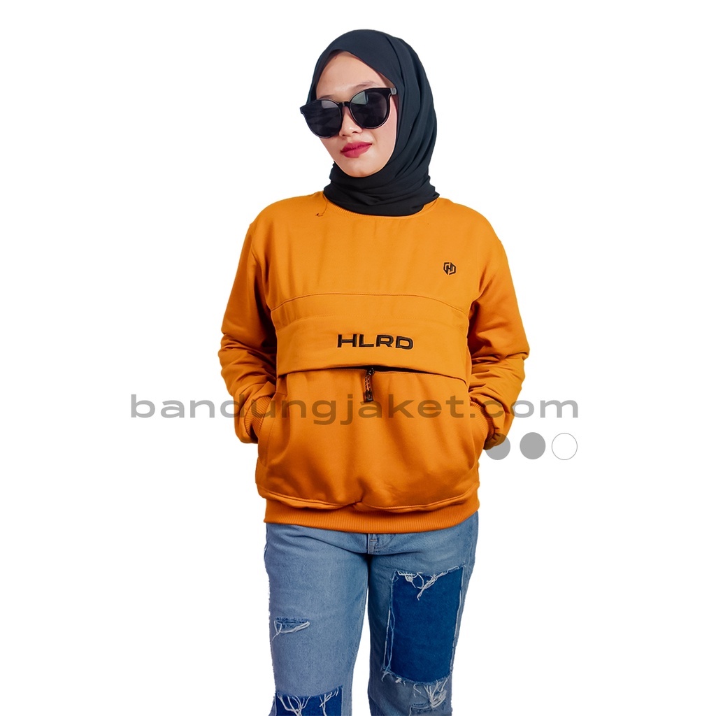 HOLYRIDER Sweatshirt Kagoule Mustard