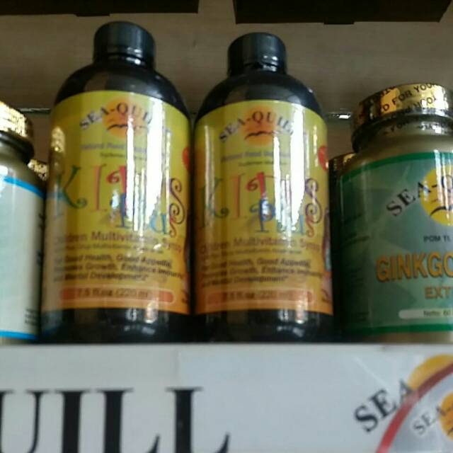 Sea-Quill Kids plus syrup children multivitamin lengkap