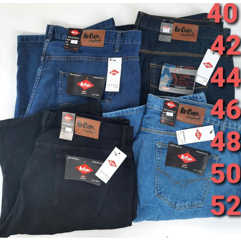 CELANA JEANS PENDEK JUMBO PRIA BIG SIZE